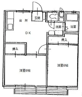 ハイムウェンディ B【1階】の間取り