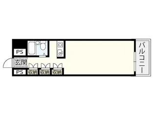 プラスパー東雲【7階】の間取り