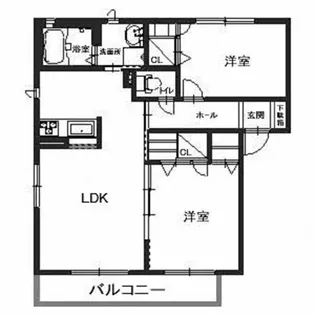 大阪府和泉市池田下町【アパート】の間取り