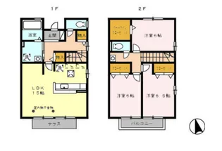 静岡県浜松市中央区富塚町【一戸建】の間取り