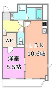 千葉県千葉市中央区新町【マンション】の間取り