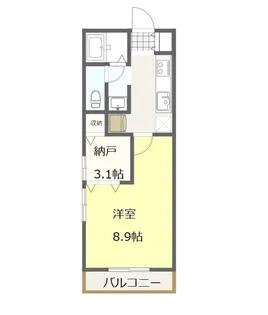 カントリーハウス【2階】の間取り