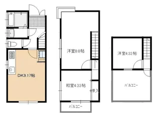神奈川県座間市広野台1【一戸建】の間取り