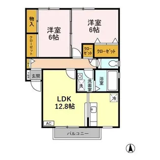 スターブル A【2階】の間取り