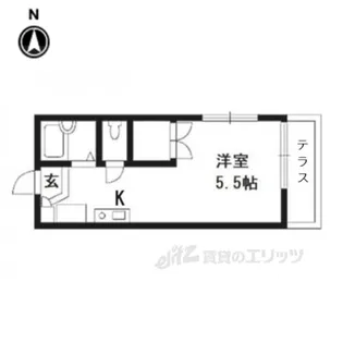 レオパレス音羽沢【1階】の間取り