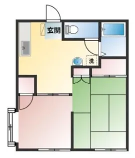 神奈川県足柄下郡真鶴町岩【アパート】の間取り