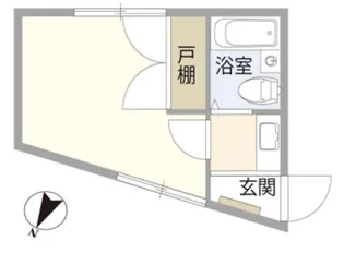 八王子ハイツTIK【1階】の間取り