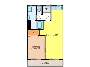 セントラルパビリオン【3階】の間取り