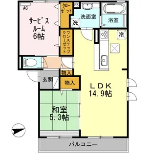 大阪府豊中市春日町3【アパート】の間取り