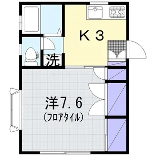パークサイドハイツ【1階】の間取り