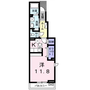 埼玉県上尾市日の出1【アパート】の間取り
