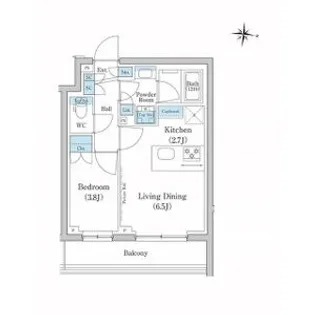 スタイリオ池上SOUTH【3階】の間取り