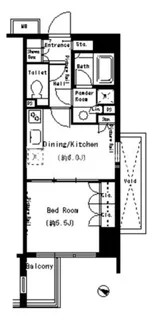 パークアクシス目黒本町【5階】の間取り