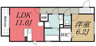 千葉県市原市千種3【アパート】の間取り