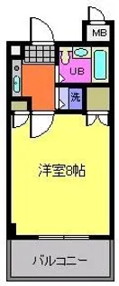 フラッグK・K【5階】の間取り