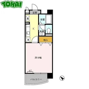 パレドールKonishi【1階】の間取り