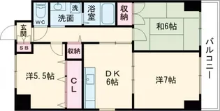 ノイシュロス御室南【4階】の間取り