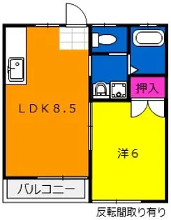 MP-VI番館【1階】の間取り