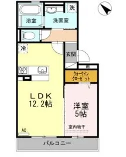 ボヌール【3階】の間取り