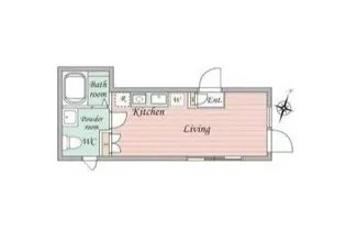 ブラン文京本駒込【1階】の間取り