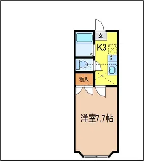ホワイトキャッスル郡山ビレジA棟【1階】の間取り