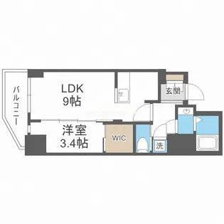 セレニテ本町リアン【10階】の間取り