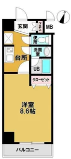 東京都墨田区東向島2【マンション】の間取り