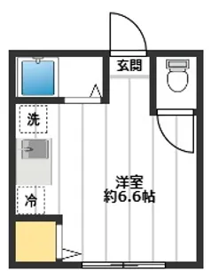 メゾン・フルールII【1階】の間取り