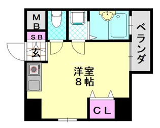 大阪府大阪市平野区加美東6【マンション】の間取り