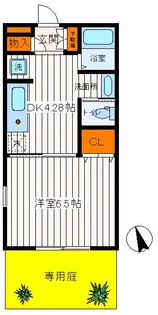 東京都立川市富士見町1【アパート】の間取り