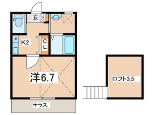 寺谷ヒルズ【1階】の間取り