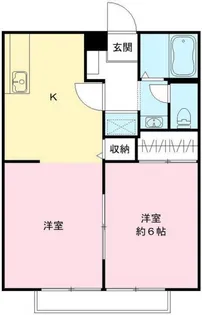 ピュアチェーレ千波【2階】の間取り