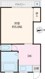 第一正栄荘【2階】の間取り
