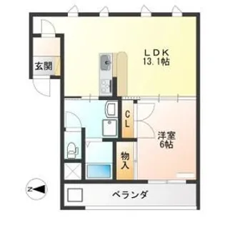 ハーネス戸祭【1階】の間取り