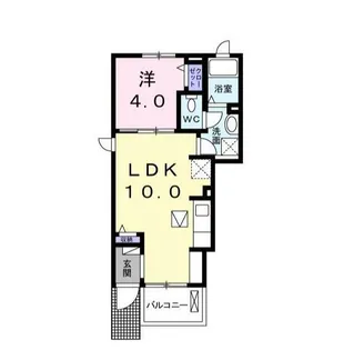 東京都練馬区南大泉1【アパート】の間取り