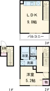 ミハス市川の間取り