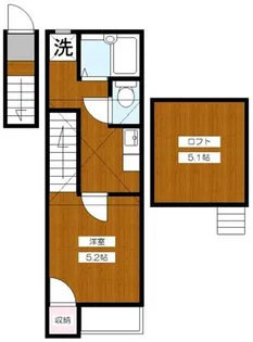 GreenRise神楽坂【2階】の間取り