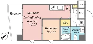 GRANDE青戸【4階】の間取り