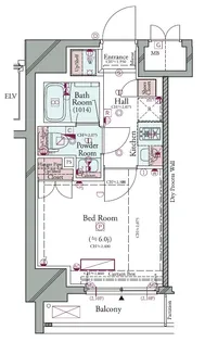 コンシェリア横濱関内【4階】の間取り