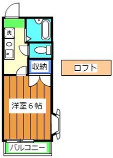 アミー一番館【2階】の間取り