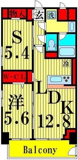 グランジュテII【3階】の間取り