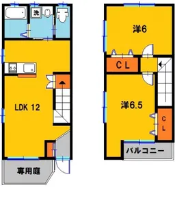 リシャールII【1階】の間取り