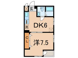 ロジュマン品川【3階】の間取り