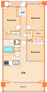 神奈川県横浜市南区大岡4【マンション】の間取り