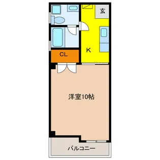 岐阜県岐阜市今川町2【マンション】の間取り