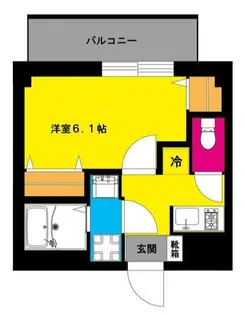 神奈川県横浜市中区山下町【マンション】の間取り