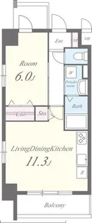 ファミーユ桜上水【3階】の間取り