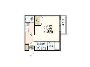 エッグヘッド【3階】の間取り