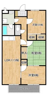 埼玉県春日部市南1【マンション】の間取り