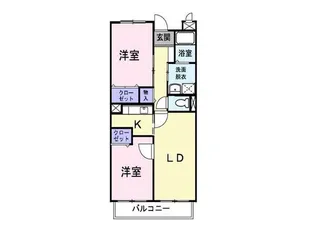 アルカディア【1階】の間取り